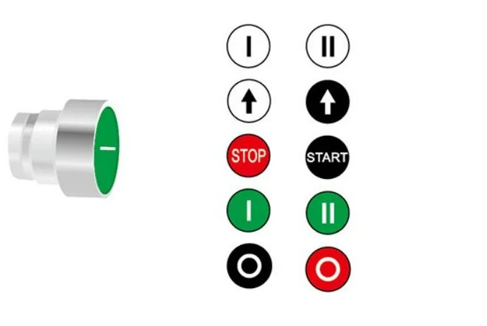 La155 Series Button 22mm Plastic Button Flat Button Green Start Button Switch Push Button Switch