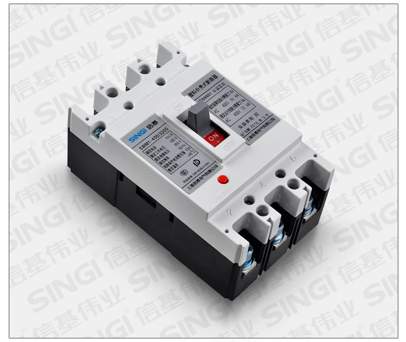 Singi Swm1 65ka Electric Molded Case Circuit Breaker MCCB