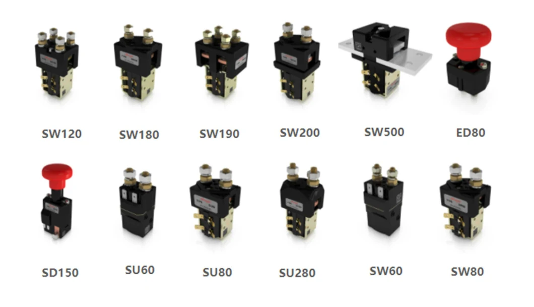 Strict Quality Certifications Provided 12V-102V 80A Forklift DC Contactor Spi-Sw60-40p